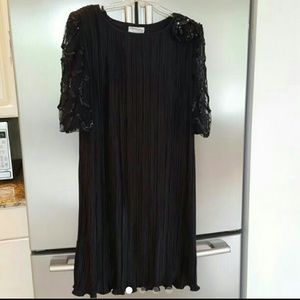 Black evening dress size 18
