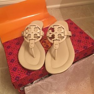 New in box size 7 Tory Burch Miller 2 Sandals.