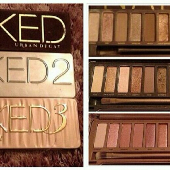1,2 & 3 Urban Decay Naked palettes