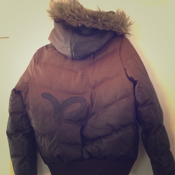 Leather Rocawear Jacket