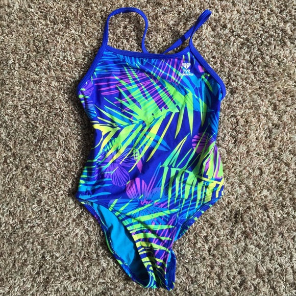 TYR Durafast swim workout one piece
