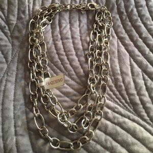 Silver necklace 3 chains Baublebar