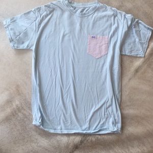 Mens fraternity collection pocket tee.