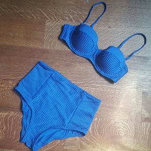 High waisted swimsuit