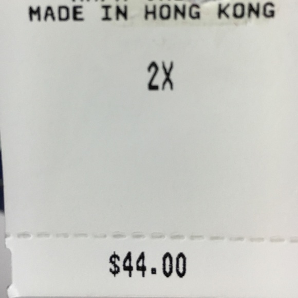 Denim embellished vest NWT. Size 2X - Picture 4 of 4