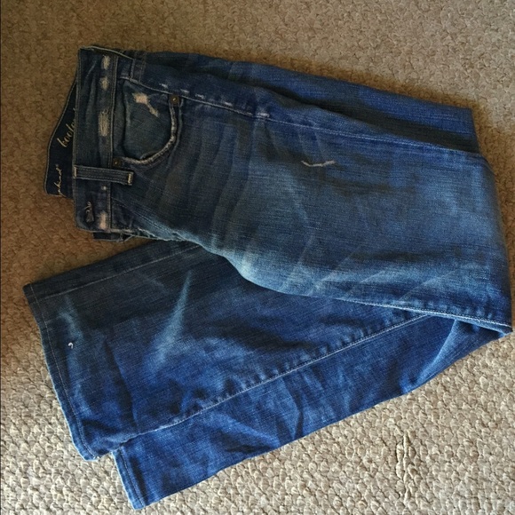 7 For All Mankind Distressed Jeans - Picture 1 of 3