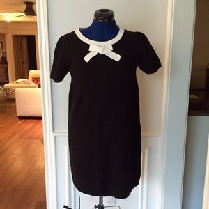 ✨sale✨ Comfy Classic Black White Bow Sweater Dress ✨sale✨ Comfy Classic Black White Bow Sweater Dress