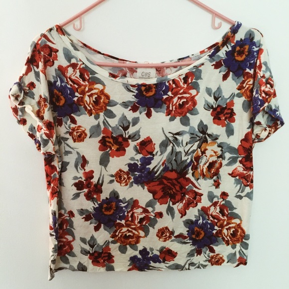 C&S floral tee