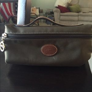 auth longchamp makeup bag