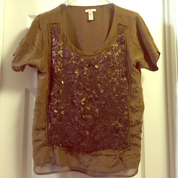 J. Crew silk top - Picture 1 of 3