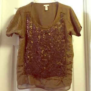 J. Crew silk top