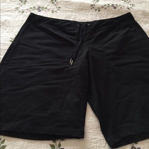 Black sweat shorts