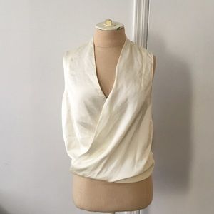 Never work Vince Camuto mock wrap blouse