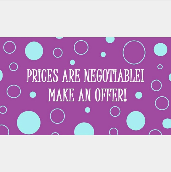 WILLING TO NEGOTIATE ON MOST ITEMS!