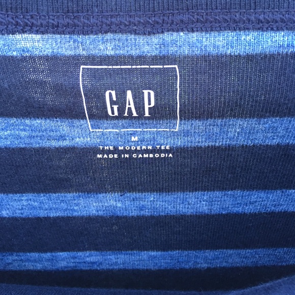 Gap Striped long sleeve boat neck tee - Picture 2 of 3