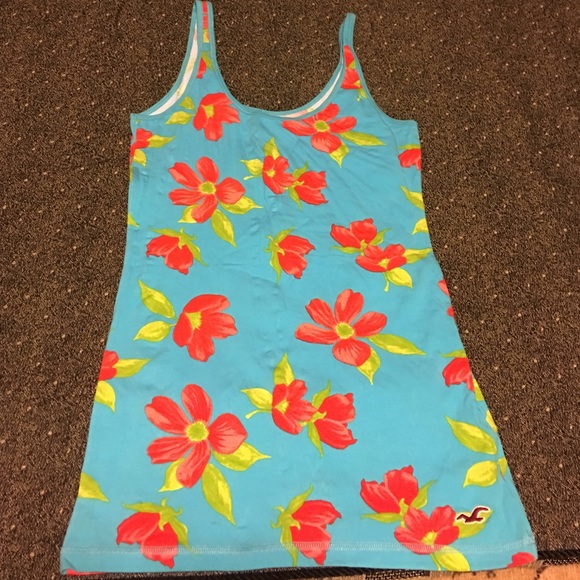 NWOT hollister flowered tank top