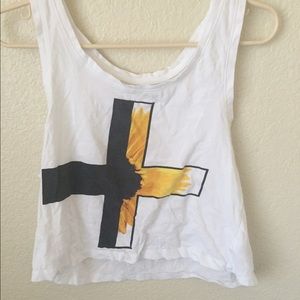 Sunflower cross crop top