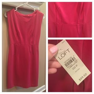 LOFT Pink Pencil Dress