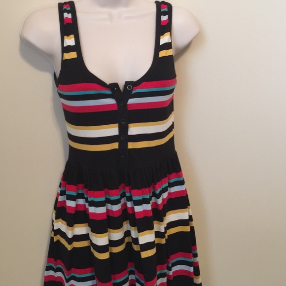 French Comnection knit fit and flare tank dress