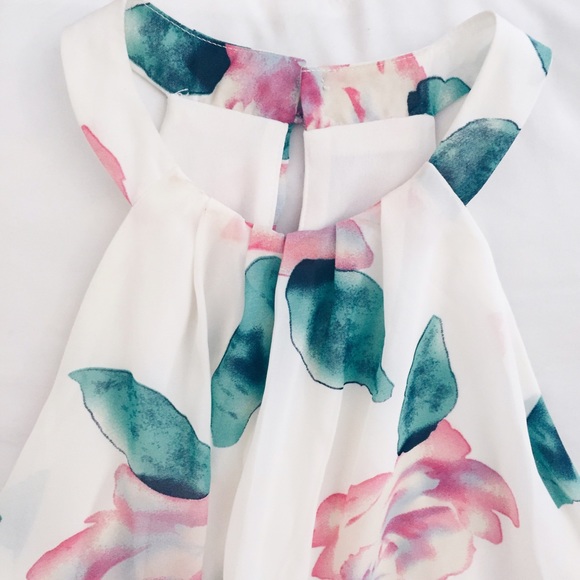 Floral shift dress