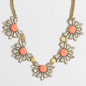 NEW J Crew Factory Floral Gemstone Necklace