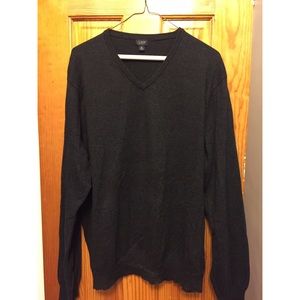 J. Crew Grey V-Neck Sweater (MENS)