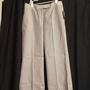 Liz Claiborne navy and white slacks