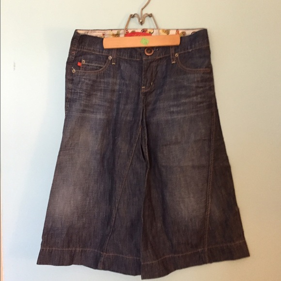 Adorable Level 99 denim culouttes