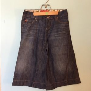 Adorable Level 99 denim culouttes