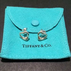Tiffany & Co. Elsa Peretti Open Heart Earrings