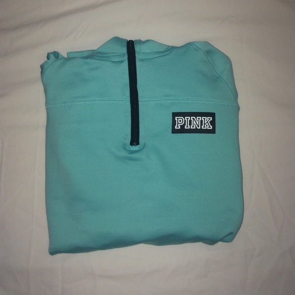 Cute Mint Green Half-Zip Up