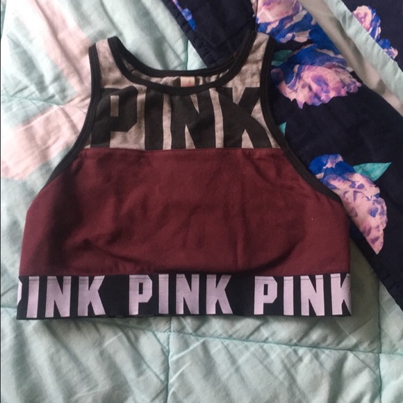 Victoria's Secret PINK high neck sports bra