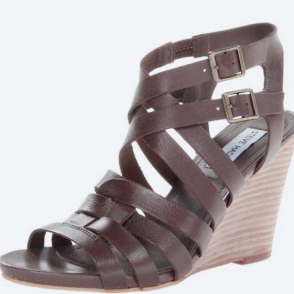 Steve Madden Wedge Sandal - Size 8 (Fits 7.5)