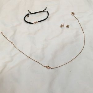 Stella and Dot necklace earring and bracelet set