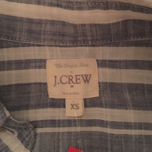 Authentic j crew button up linen shirt - Picture 2 of 3