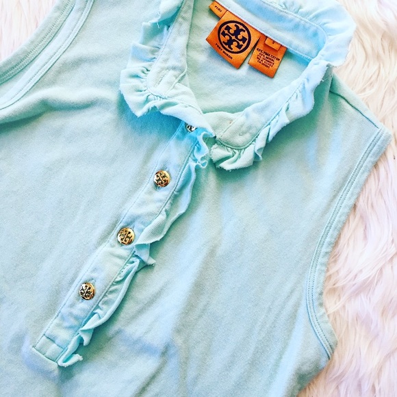 Tory Burch Tops - • Tory Burch • Lidia Sleeveless Polo