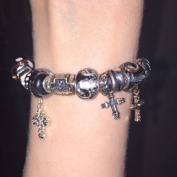 Christian themed "Pandora Style" bracelet.