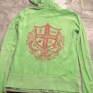 Green Apple and Fuchsia Juicy Couture Jacket