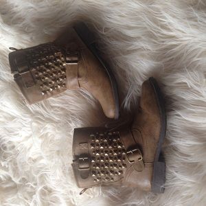 Studded booties