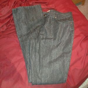 Black sparkle jeans