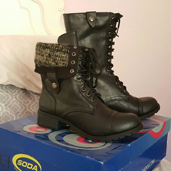 Black Combat Boots