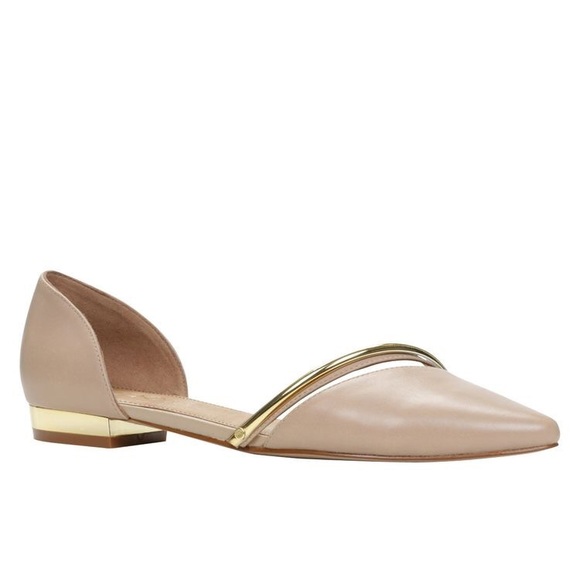 ALDO tan leather flats