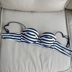 •stripe swimsuit• NWOT