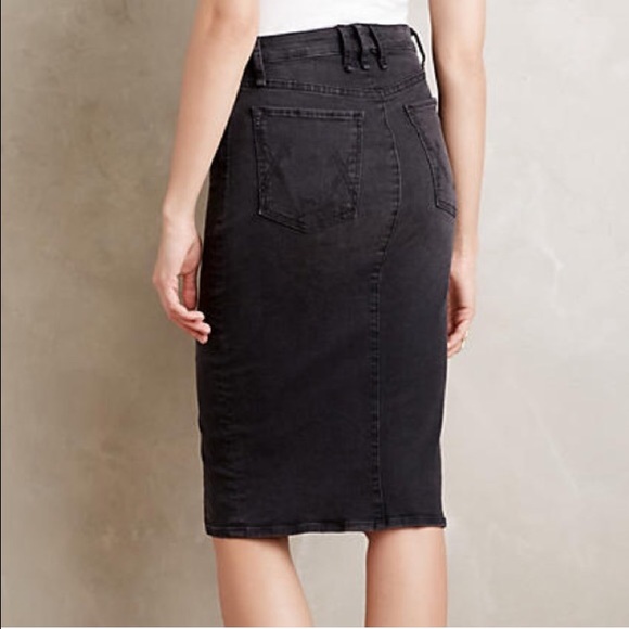 Anthropologie Denim Wrap Skirt - Picture 3 of 4