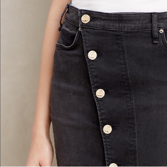 Anthropologie Denim Wrap Skirt - Picture 4 of 4