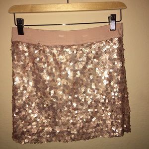 Sequined skirt!