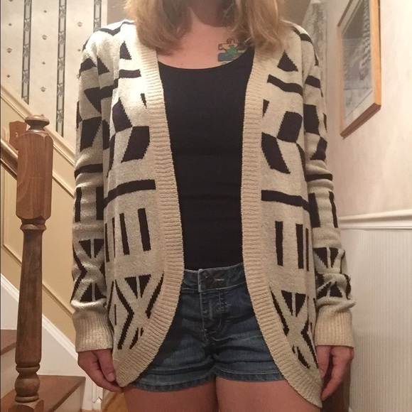 Aztec Print Cardigan