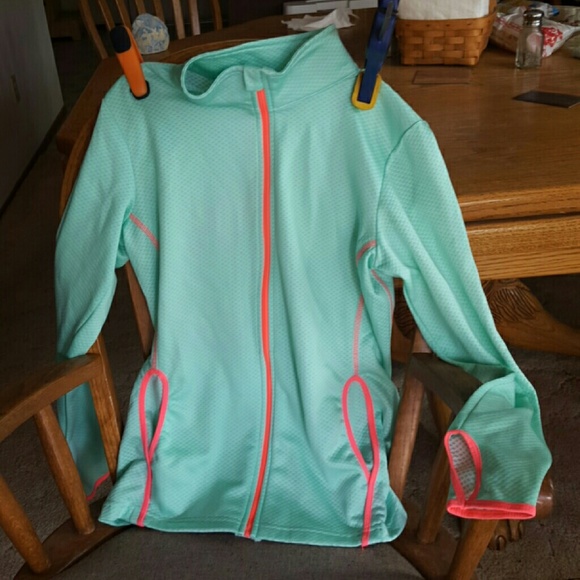 Neon running jacket