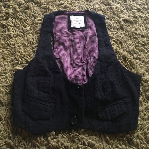 Forever 21 black vest