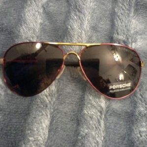 Porsche Design Sunglasses gunmetal crystal polariz